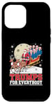 Coque pour iPhone 12 Pro Max Trumps For Everybody Santa Sleigh Christmas Holiday (Les