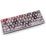 Keycaps, 61 Touches PBT Keycaps rétroéclairé Clavier mécanique Bicolore Keycpas pour Ducky Keyboard - GH60 - RK61 - ALT61 - .[G2328]