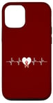 iPhone 12/12 Pro Heart Beats Pulse Wear Red Heart Disease Awareness Case