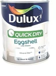 Dulux - Quick Drying Eggshell Paint For Wood & Metal - Mineral Mist - 750ml