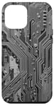 Coque pour iPhone 12 Pro Max Schéma détaillé de la carte mère avec circuits électroniques