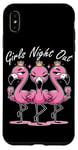 iPhone XS Max Cute Pink Flamingos Girls Night Out for Friends Flamingo Case