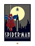 Marvel Deco (Spider-Man Hanging) 60 x 80 cm Toile Imprimée