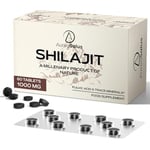 AureaSalus Shilajit Tablets 30,000mg, 60 Counts Himalayan Shilajit Tablets (1000mg Per Serving), Rich in 85+ Minerals & Fulvic Acid, More Convenient Than Shilajit Resin (60 Tablets)