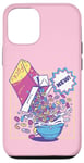 Coque pour iPhone 12/12 Pro Fresh Out of Fucks Céréales Drôle Ironique Sarcastique Rétro Comic