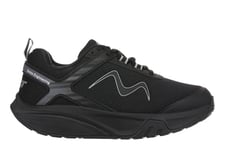 MBT Sport 4 III Baskets de Style Moderne pour Hommes. Baskets de Marche anatomiques et Confortables. Chaussures physiologiques de Confort et de stabilité avec Semelle de Type Rocker. Coloris Noir