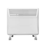 Devola Electric Panel Heater Low Energy Wall mounted Radiator 1250W, Eco Warm Energy Efficient Technology, Floor stand & wall mount, Adjustable Thermostat with Programmable Timer, Lot 20, DVS1250W