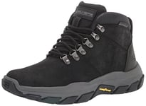 Skechers Homme Esmont respecté Bottine, Cuir Noir synthétique, 42 EU