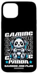 Coque pour iPhone 15 Plus Graphique de jeu vidéo Panda Gaming pour hommes, garçons, femmes, enfants