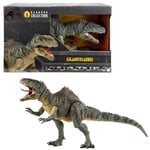 Mattel Jurassic World Giganotosaurus Figurine de Dinosaure de la Collection Hammond, 21 articulations, Yeux en Verre, Queue et Langue articulées, HXF57