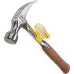 Estwing E20S Straight Claw Nail Hammer - Leather Grip 20oz (567g)