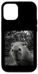 Coque pour iPhone 12/12 Pro Capybara Selfie avec Alien OVNI Hommes Femmes Garçons Filles Enfants