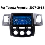 Android Gps Navigation/Autoradio Head Unit Car Stereo Multimedia Audio Radio Video - For Toyota Fortuner Hilux 2007-2015, 9 Inch Touch Screen With Bluetooth Wifi Dsp 2 Din