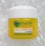 2 x GARNIER SKIN NATURALS LIGHT OVERNIGHT PEELING NIGHT CREAM 18 ml.