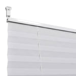 Plisse Blind 90x200cm White Pleated Blind SLS