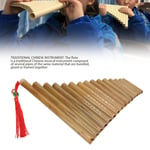 Pan Flute 15 Pipes G Key Chinese Traditional Musical Panpipes Woodwind Instr RHS