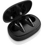 August In-Ear Sport Earphones Wireless Bluetooth 5.0 EP810 - Charging Case Earbuds/Touch Control/Microphone / 18-Hour Battery Life/iPhone Android/Gym Field Work Commute - Black