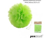 Polsirhurt Pompon Papper Grön 25Cm Pp06