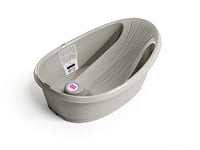 OKBABY Onda Baby - Baignoire Légere et Compacte pour le Bain du Nouveau-né 0-12 Mois - Gris