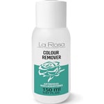 LaRosa Dissolvant SANS ACÉTONE 150 ml au COMPLEXE DE VITAMINES idéal pour enlever le vernis à ongles traditionnel des ongles naturels, en gel et en acrylique