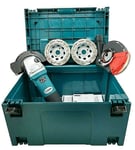 Broyeur Béton Puissance Set Malette - Makita Meuleuse Angulaire 1100W +