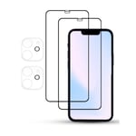 2-Pack IPHONE 12 SCREEN & 2 LENS Skärmskydd - Härdat Glas 9H - Super kvalitet 3D