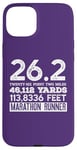 Coque pour iPhone 15 Plus 26,2 MILES 46,112 YARDS 313,886 PIEDS MARATHON COURNER Meme