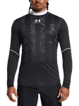 Under Armour Long Sleeve Sports Top, Black/White