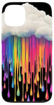 iPhone 13 Colorful Rain Cloud Artwork For Joyful Nature Lovers Case