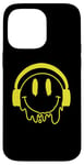 Coque pour iPhone 14 Pro Max Sourire jaune fondant drôle souriant visage dégoulinant mignon