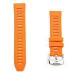 Orange silicone strap Tissot T-Touch Connect Sport T603049212 T153420A 21mm