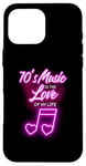 iPhone 16 Pro Max 70's Music Is The Love Of My Life Melody Case