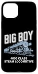 Coque pour iPhone 15 Plus Big Boy 4000 Locomotive à vapeur Locomotive Train Lover Lover