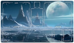 playmats.eu- Star Wars Unlimited pour 1 Joueur-Grand Tapis-Planète glacée, K086, 24" x 14" / 61x35,5cm