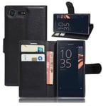 Mobilväska Sony Xperia X Compact Black w/Stand