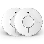 FireAngel Optical Smoke Alarm with 10 Year Sealed For Life Battery, FA6620-R-T2 (ST-622 / ST-620 replacement, new gen) - Twin Pack , White
