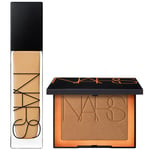 NARS Natural Longwear Foundation 30ml and NARS Laguna Bronzing Powder 2.8g (Various Shades) - Stromboli