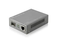 LevelOne Web Smart Series FVS-3800 - Convertisseur de média à fibre optique - 100Mb LAN - 10Base-T, 100Base-TX, 100Base-X - RJ-45 / SFP (mini-GBIC)