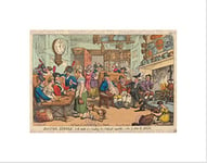 Thomas ROWLANDSON British Doctor Syntax Smoking Hot Whistle Art Print B12X5431