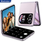 Blackview HERO 10 Téléphone Portable Pliant 6.9" (12+24)Go+256Go Caméra 108MP+32MP Double Batterie Dual SIM NFC - Violet