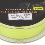 Fishing Line Environmentally Friendly Coloring Multicolor Braided Fishing Line