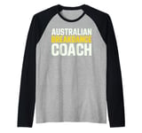 Australian Breakdancer Costume Coach Break Dancer Men Women Raglan Baseball Tee