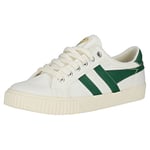 Gola Women's Tennis Mark Cox Trainers, Off-White (Off White/Dark Green Wn), 6 UK (39 EU)