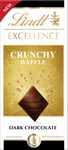 Lindt Excellence Chocolate Bar 100g Crunch Waffle (Pack of 3) NEW FLAVOUR