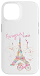 iPhone 14 Bonjour Paris Eiffel Tower The Sign Of Love France Parisian Case