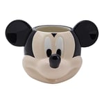 Paladone Mickey Mouse Shaped Mug | Cute Disney Coffee Mug, Multicolor (PP10056DSC)