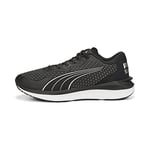 PUMA Women's Electrify Nitro 2 WTR WNS Running Shoe, Black-Metallic Silver, 6 UK