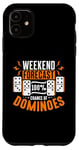 iPhone 11 Weekend Forecast 100% Chance Of Loves Board Game Dominoes Case