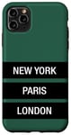 Coque pour iPhone 11 Pro Max New York Paris London Novelty Graphic Tees & Cool Designs