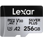 Lexar Professional 256GB SILVER PLUS microSDXC UHS-I Card